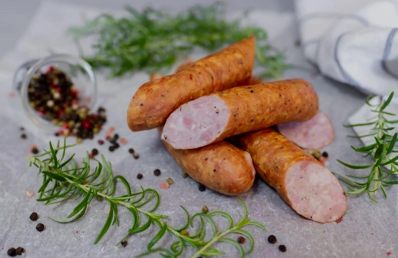 Kiełbasa swojska Demeter w naturalnym jelicie, z rozmarynem i pieprzem
